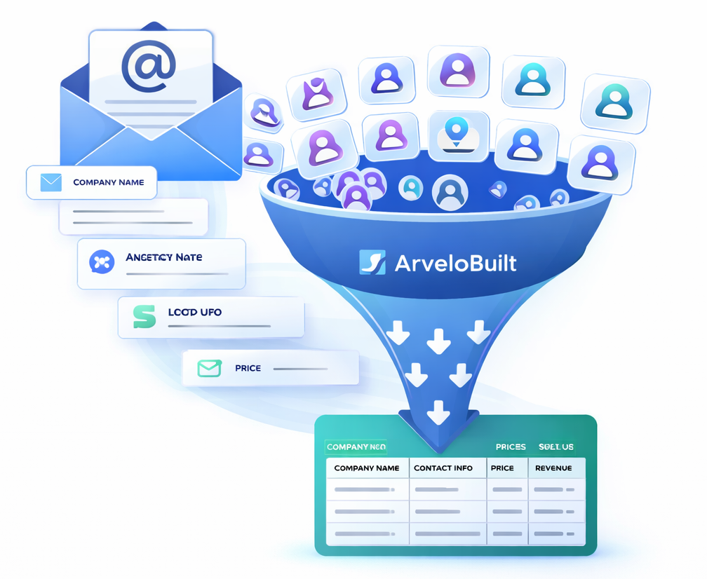 ArveloBuilt Email Parser - Automatic Lead Extraction